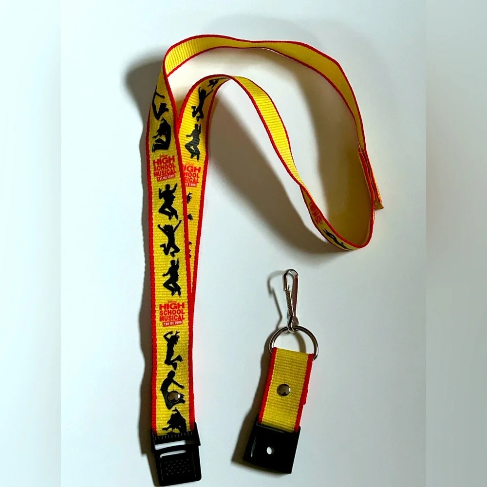 Disney’s High School Musical The Ice Tour Lanyard With Detachable Key Ring(NWOT)